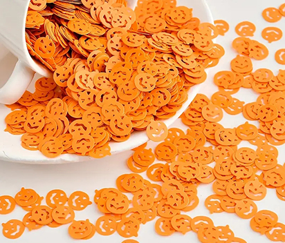 Orange Paper Confetti: Party Decor & Supplies