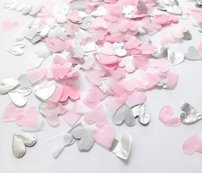 Pick & Mix Biodegradable Heart Confetti Paper