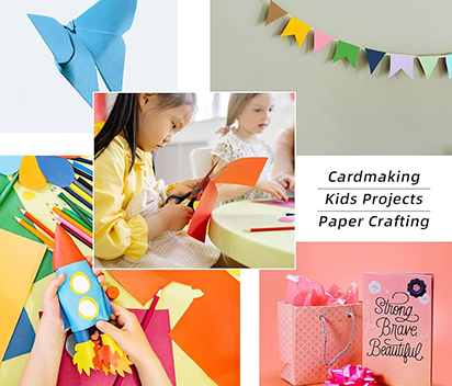 Selection of confetti cardstock